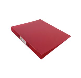 Q-Connect 2 Ring Binder Frosted A4 Red KF02482