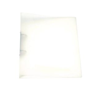Q-Connect 2 Ring Binder Frosted A4 Clear (25mm capacity and has a spine label) KF02487