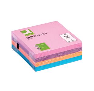 Q-Connect Ultra Cube 76x76mm 320 Sheets Assorted