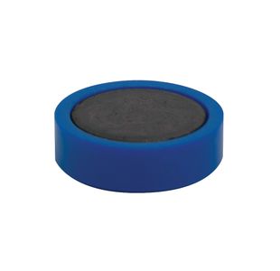 Q-Connect Magnet 25mm Blue Pack of 10 KF02640