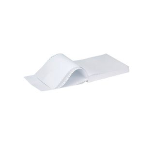 Q-Connect 11x9.5 Inches 2-Part NCR White and Pink Plain Listing Paper (Pack of 1000) KF02708