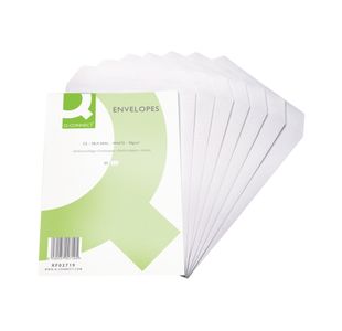 Q-Connect C5 Envelopes Pocket Self Seal 90gsm White (Pack of 500) KF02719