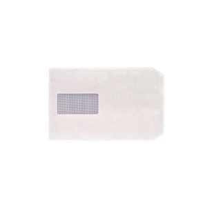 Q-Connect C5 Envelopes Window Pocket Peel and Seal 100gsm White (Pack of 500) KF03290