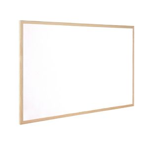 Q-Connect Wooden Frame Whiteboard 600x400mm KF03570