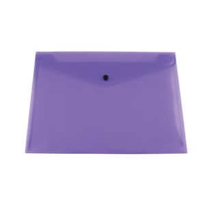 Q-Connect Polypropylene Document Folder A4 Purple (Pack of 12) KF03598