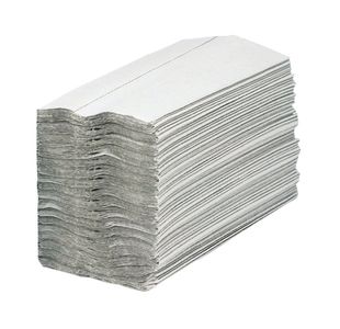 2Work C-Fold Hand Towels 1-Ply White (Pack of 2880) KF03802