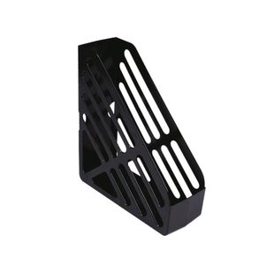 Q-Connect Magazine Rack Black CP073KFBLK