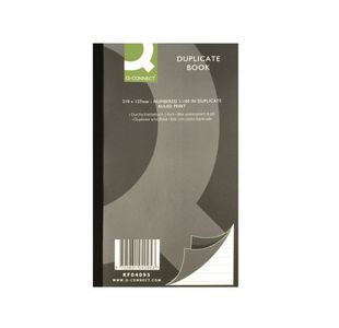 Q-Connect Feint Ruled Duplicate Book 210x127mm KF04095