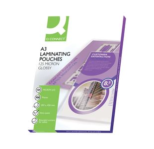 Q-Connect A3 Laminating Pouch 250 Micron (Pack of 100) KF04124