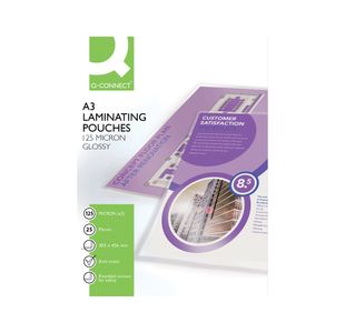 Q-Connect A3 Laminating Pouch 250 Micron (Pack of 25) KF04128