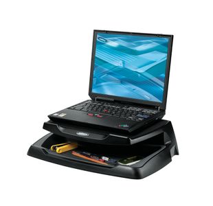Q-Connect Laptop and LCD Monitor Stand Black KF04553