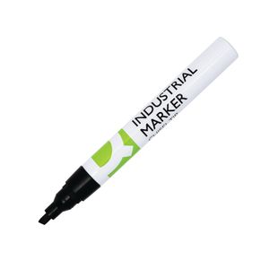 Q-Connect Industrial Marker Chisel Tip Black (Pack of 10)
