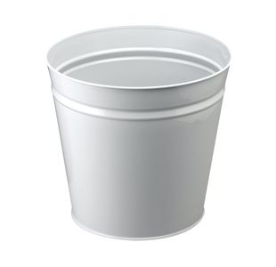 Q-Connect Metal Waste Bin 15 Litre Grey KF12011