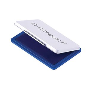 Q-Connect Stamp Pad Metal Case Large 126 x 81mm Blue KF15438