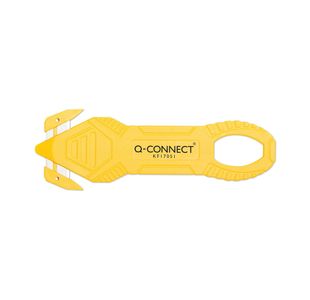 Q-Connect 3-in-1 Safety Cutter Concealed Steel Blade Yellow KF17051