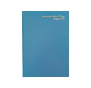 Academic Diary Day Per Page A4 Sky Blue 2026-2027 FS669162