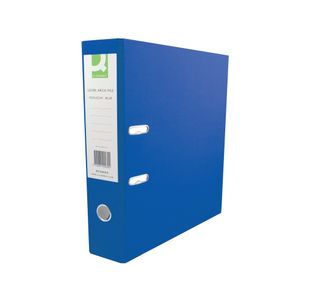 Q-Connect 70mm Lever Arch File Polypropylene A4 Blue (10 Pack) KF20020