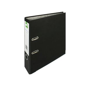 Q-Connect Lever Arch File Paperbacked A4 Black (10 Pack) KF20038