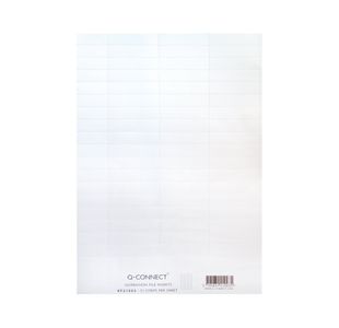 Q-Connect Suspension File Tab Label Inserts White (Pack of 51) 19601KIN0