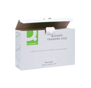 Q-Connect Business Transfer Case White (Pack of 10) KF21661