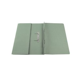 Q-Connect Transfer Pocket File 38mm Capacity Foolscap Green (Pack of 25) KF26096