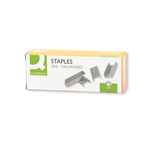 Q-Connect Staples 26/6mm (Pack of 5000) KF27001