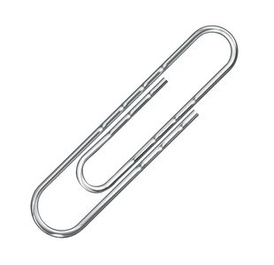 Q-Connect Round Wavy Paperclips 77mm Pack of 100 KF27004