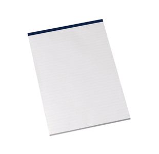 Q-Connect Narrow Ruled Board Back Memo Pad 160 Pages A4 (10 Pack) KF32006