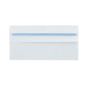 Q-Connect DL Envelopes Recycled Self Seal 100gsm White (Pack of 500) KF3504