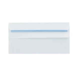 Q-Connect DL Envelopes Wallet Self Seal 100gsm White (Pack of 1000) 7137