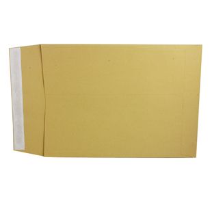 Q-Connect Envelope Gusset 381x254x25mm Peel and Seal 120gsm Manilla (Pack of 100) KF3528