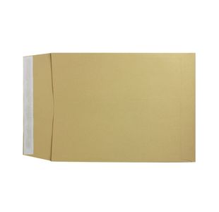 Q-Connect Envelope Gusset 406x305x25mm Peel and Seal 120gsm Manilla (Pack of 100) KF3529