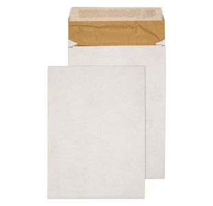 Q-Connect Padded Gusset Envelopes E4 400x280x50mm Peel and Seal White (100 Pack) KF3533