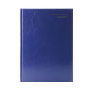 5 Star Academic Diary Week To View A5 Blue 2025-2026 KF3A5ABU25