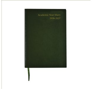5 Star Academic Diary Week To View A5 Green 2026-2027 KF3A5AGN26