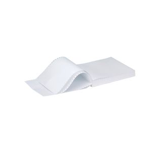 Q-Connect Listing Paper 11 x 9.5 Inches 3-Part NCR Plain (700 Pack) C3NPP