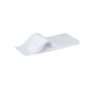 Q-Connect 11x14.5 Inches 1-Part 70gsm Plain Listing Paper (Pack of 2000) KF50071