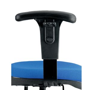 Jemini Adjustable Chair Arms 280x220x130mm Black (Pack of 2) KF50164