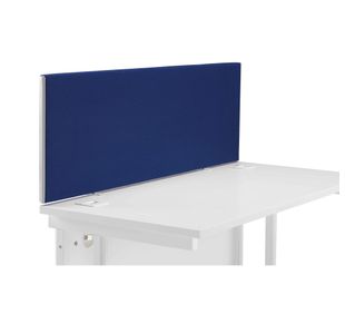 Astin Desk Mounted Screen 1190x27x390mm Royal Blue KF70002