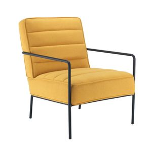 Jemini Atlas Reception Wire Frame Armchair 620x880x830mm Mustard KF70019