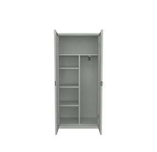 5 Star Janitorial Cleaning Cupboard Locker Steel Silver KF70110