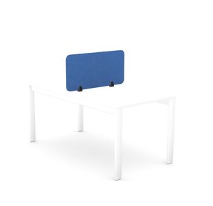 5 Star Desk Mounted PET Screen 790x400mm Blue KF70116