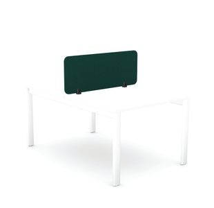 5 Star Desk Mounted PET Screen 1190x400mm Green KF70120