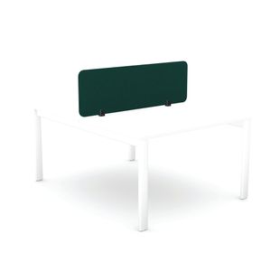5 Star Desk Mounted PET Screen 1390x400mm Green KF70123
