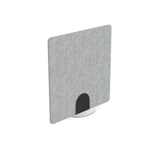 5 Star Floorstanding PET Screen 1200x1200mm Grey KF70133