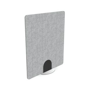 5 Star Floorstanding PET Screen 1200x1400mm Grey KF70136