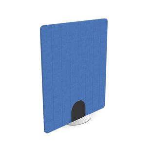 5 Star Floorstanding PET Screen 1200x1400mm Blue KF70137