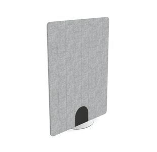 5 Star Floorstanding PET Screen 1200x1600mm Grey KF70139
