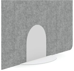 5 Star PET Metal Stand for Floorstanding Screen White KF70143