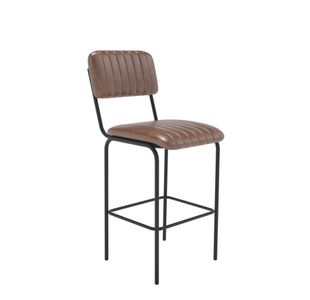 5 Star Culla High Chair 460x530x1110mm Polyurethane Brown/Blk KF70146